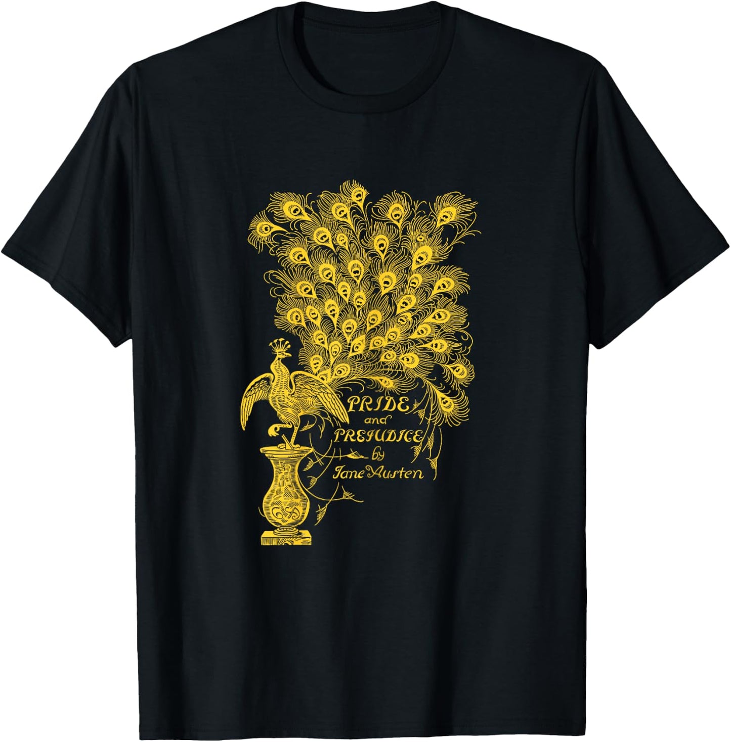 Pride & Prejudice Jane Austen Romance Book Club Reading T-Shirt - T-Shirt | Black
