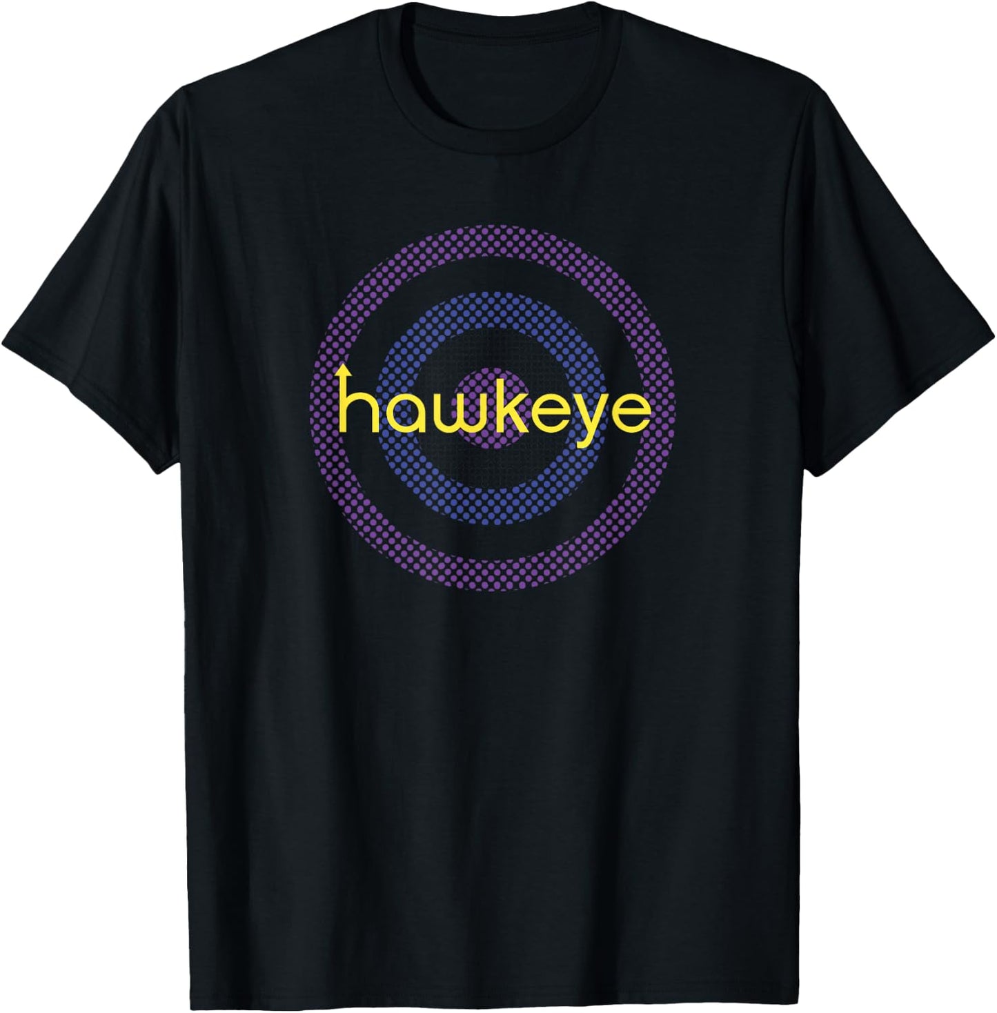 Marvel Hawkeye Purple Target T-Shirt - T-Shirt | Black