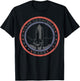 NASA Cape Canaveral Lift Off Red and Blue T-Shirt - T-Shirt | Black
