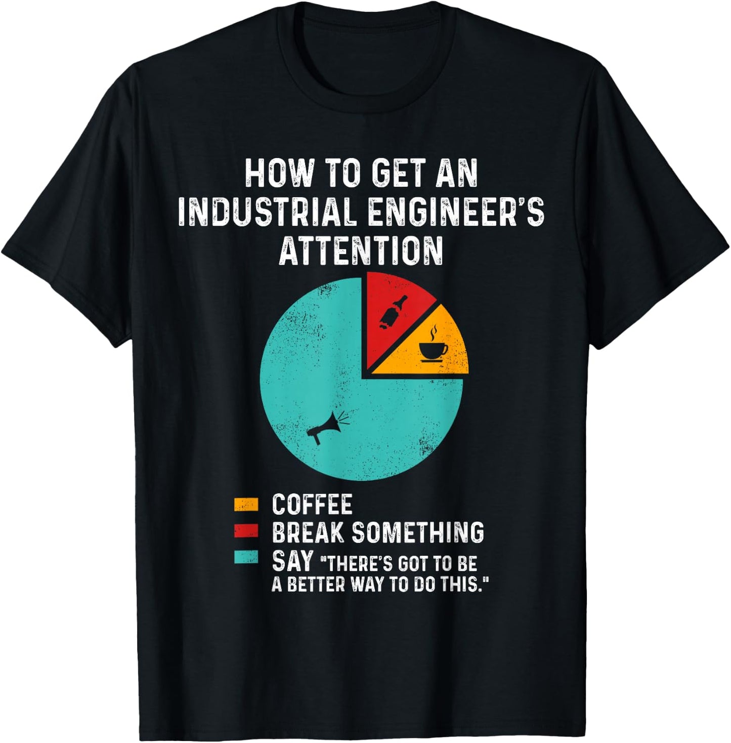 Industrial Engineering Student Professor Gifts Black Cotton T-Shirt - T-Shirt | Black