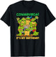 Cowabunga! It's My Birthday! T-Shirt - T-Shirt | Black
