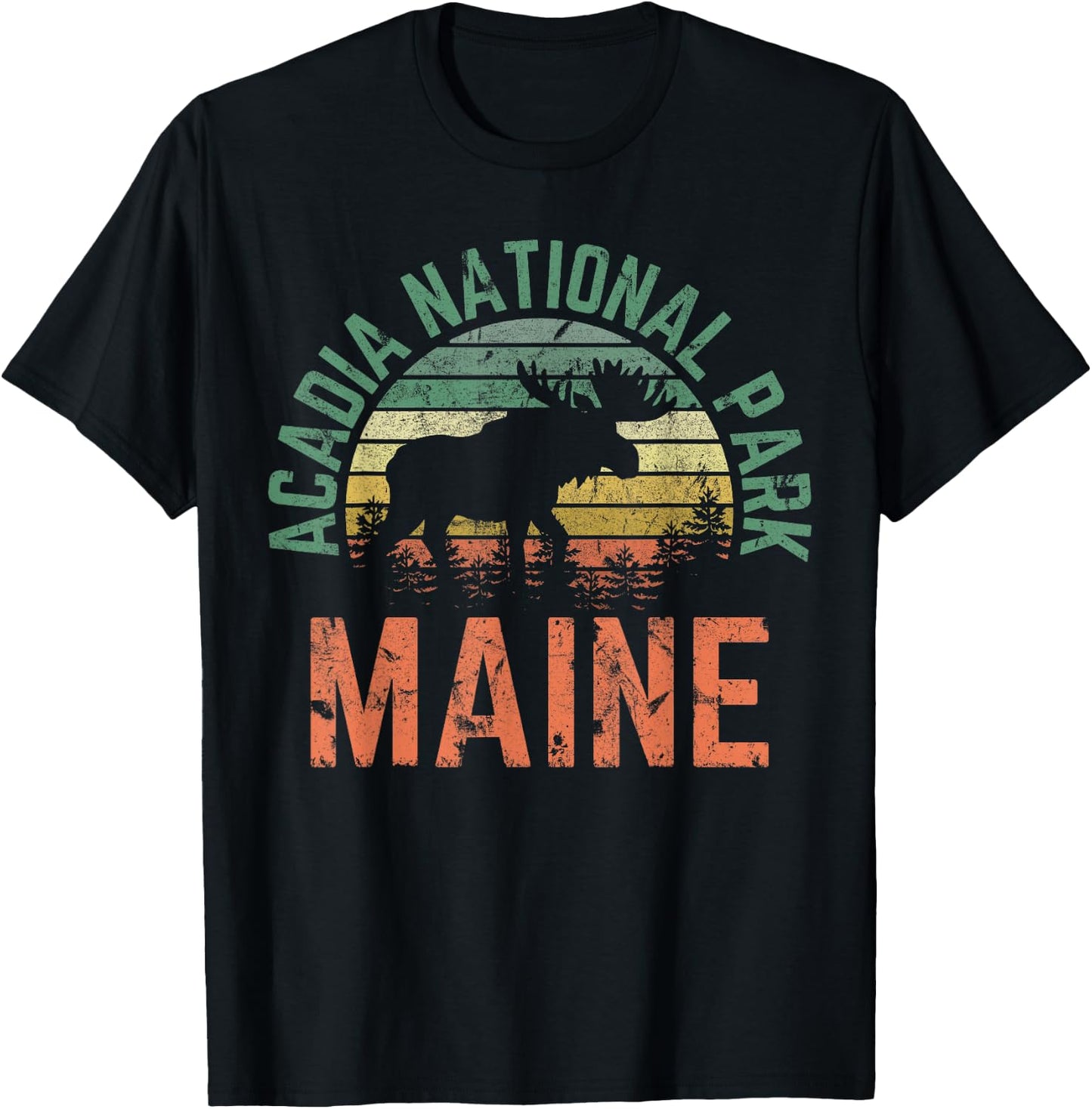 Acadia National Park T-Shirt - T-Shirt | Black