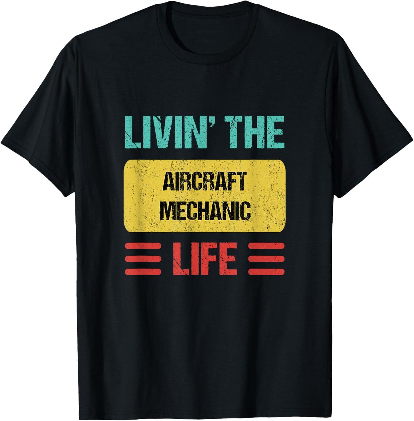 Aircraft Mechanic T-Shirt - T-Shirt | Black