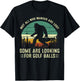 Not All Who Wander Lost Some Looking For Golf Ball Bigfoot T-Shirt - T-Shirt | Black