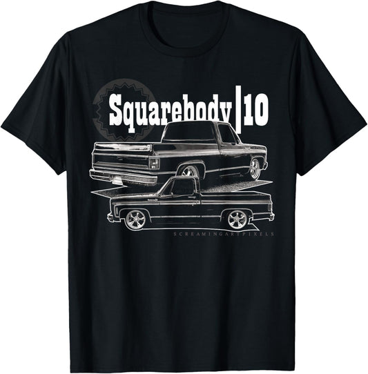 Squarebody Classic Square body truck T-Shirt - T-Shirt | Black