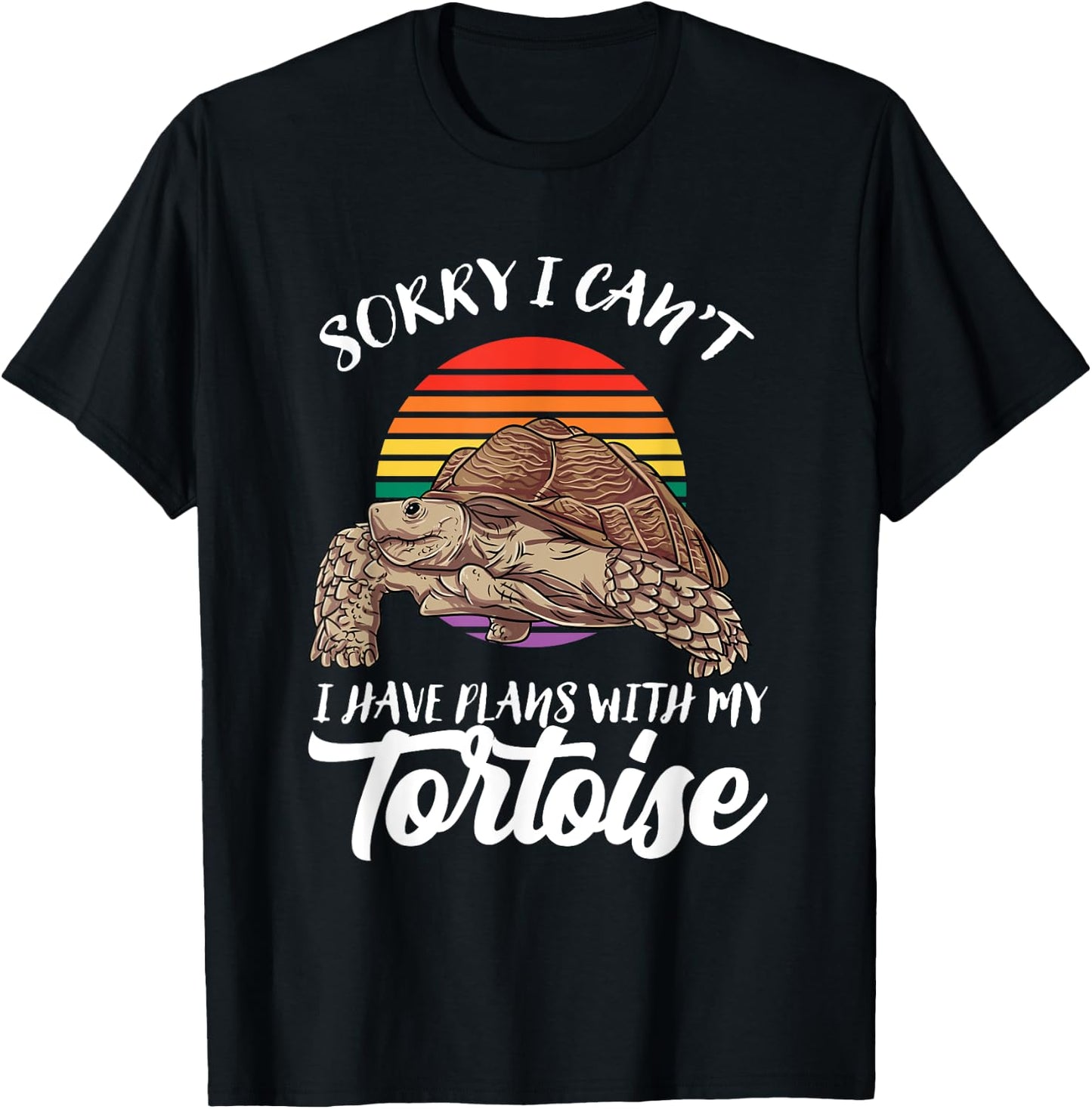 Sulcata Tortoise Gift - I Love My African Spurred Tortoise T-Shirt - T-Shirt | Black