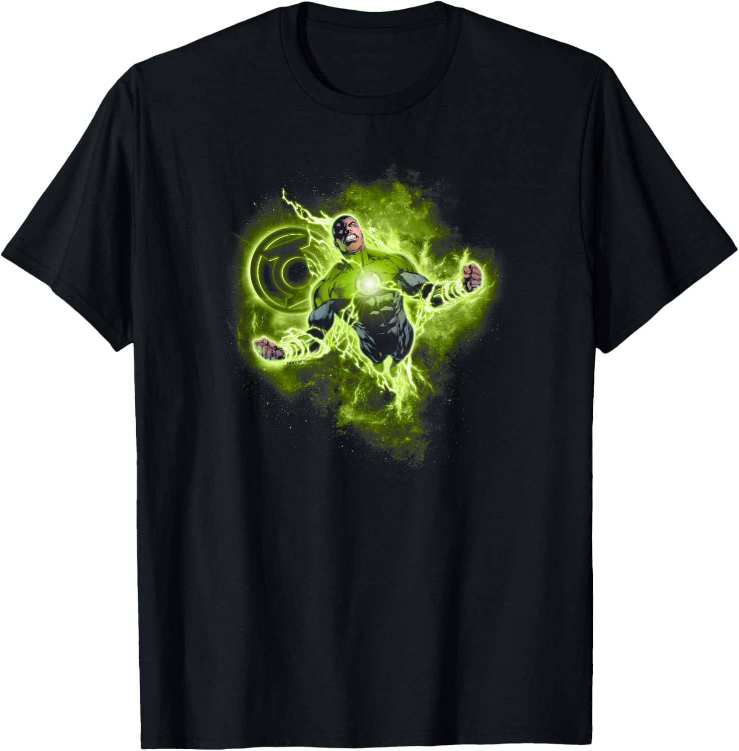 Green Lantern Lantern Nebula T-Shirt - T-Shirt | Black