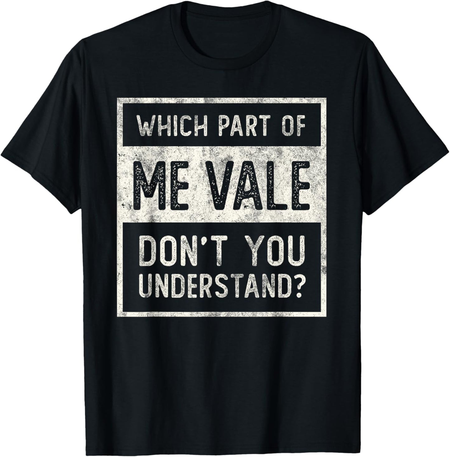 ME VALE Spanish Mexico No Me Importa Espanol Spanish Humor T-Shirt - T-Shirt | Black