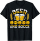 Beer and Bocce - Funny Beer Lover Bocce Ball Sports Player T-Shirt - T-Shirt | Black
