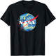 Funny Nerdy NASA Meatball Starry Night Space Science Teacher Women Girls Kids T-Shirt - T-Shirt | Black