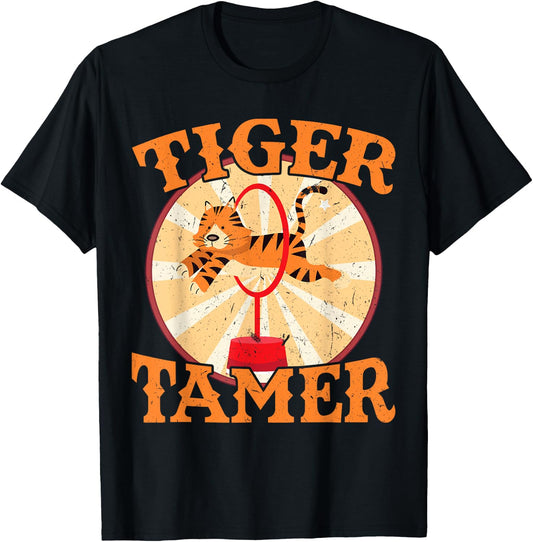 Tiger Tamer - Circus Party Ringmaster T-Shirt - T-Shirt | Black