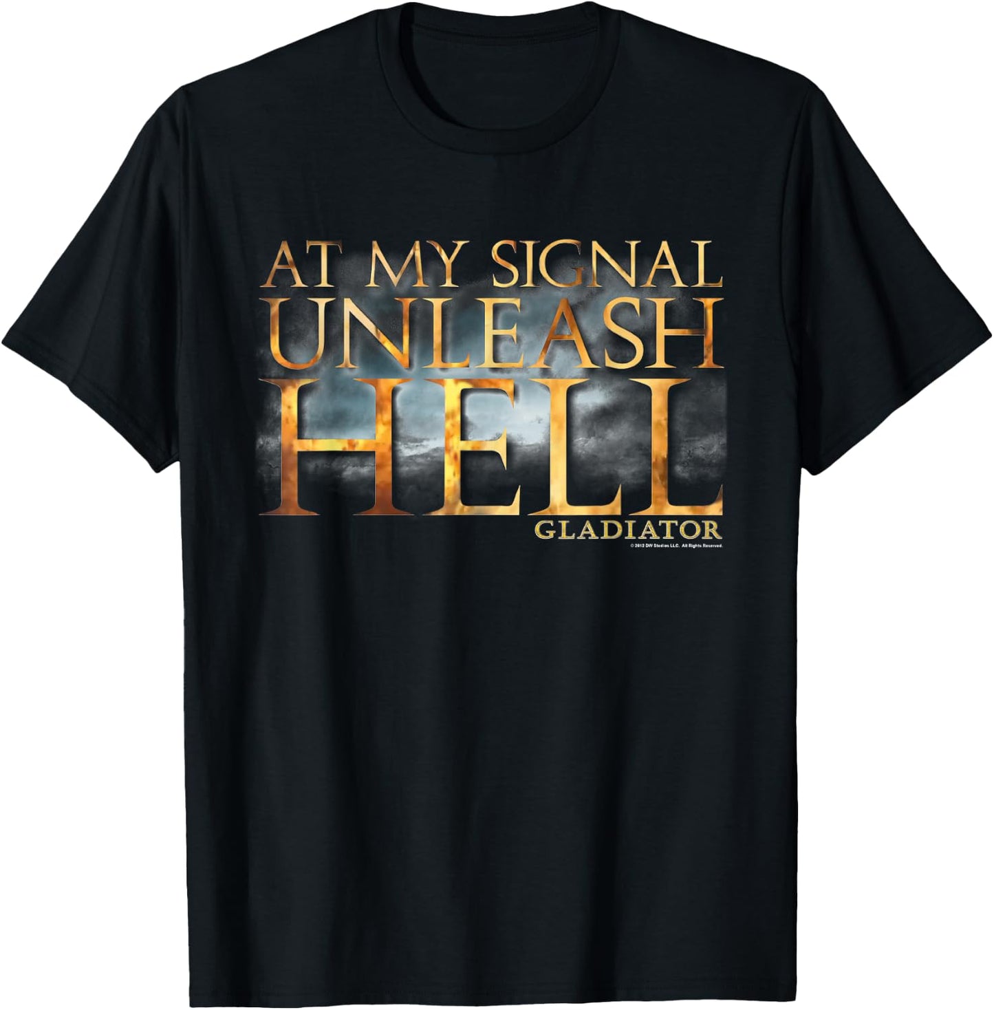 Gladiator Unleash Hell T-Shirt - T-Shirt | Black