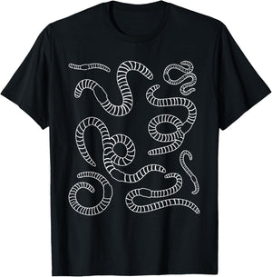 Worm Compost Worm Farm Worm Farming Compost Worms T-Shirt - T-Shirt | Black
