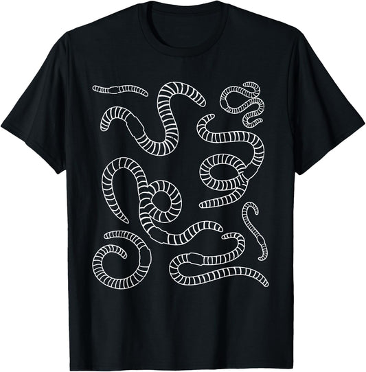 Worm Compost Worm Farm Worm Farming Compost Worms T-Shirt - T-Shirt | Black
