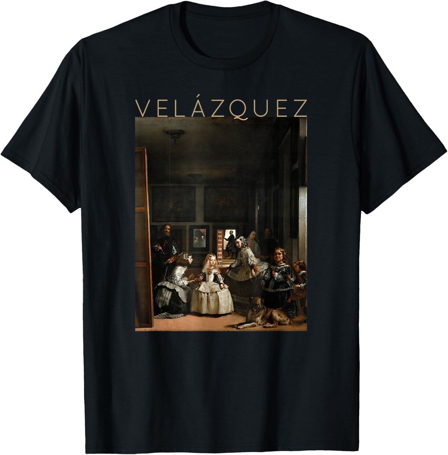 Diego Velázquez - Las Meninas - Art T-Shirt - T-Shirt | Black