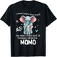 Elephants I Never Knew Love Someone Called Me Momo T-Shirt - T-Shirt | Black