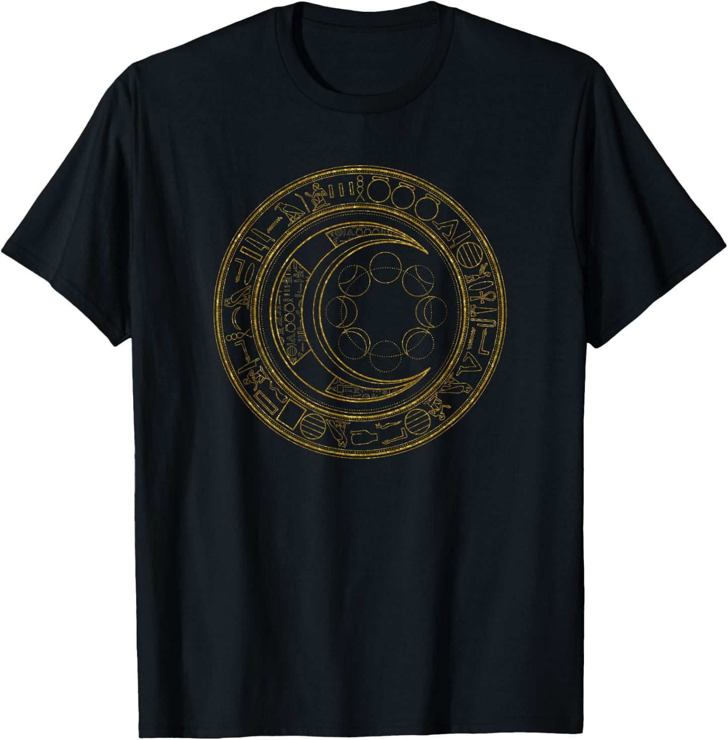 Marvel Moon Knight Crescent Egyptian Symbols T-Shirt - T-Shirt | Black