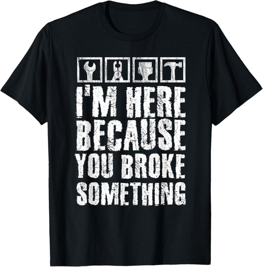 Construction Crew Funny Contractor Gift T-Shirt - T-Shirt | Black