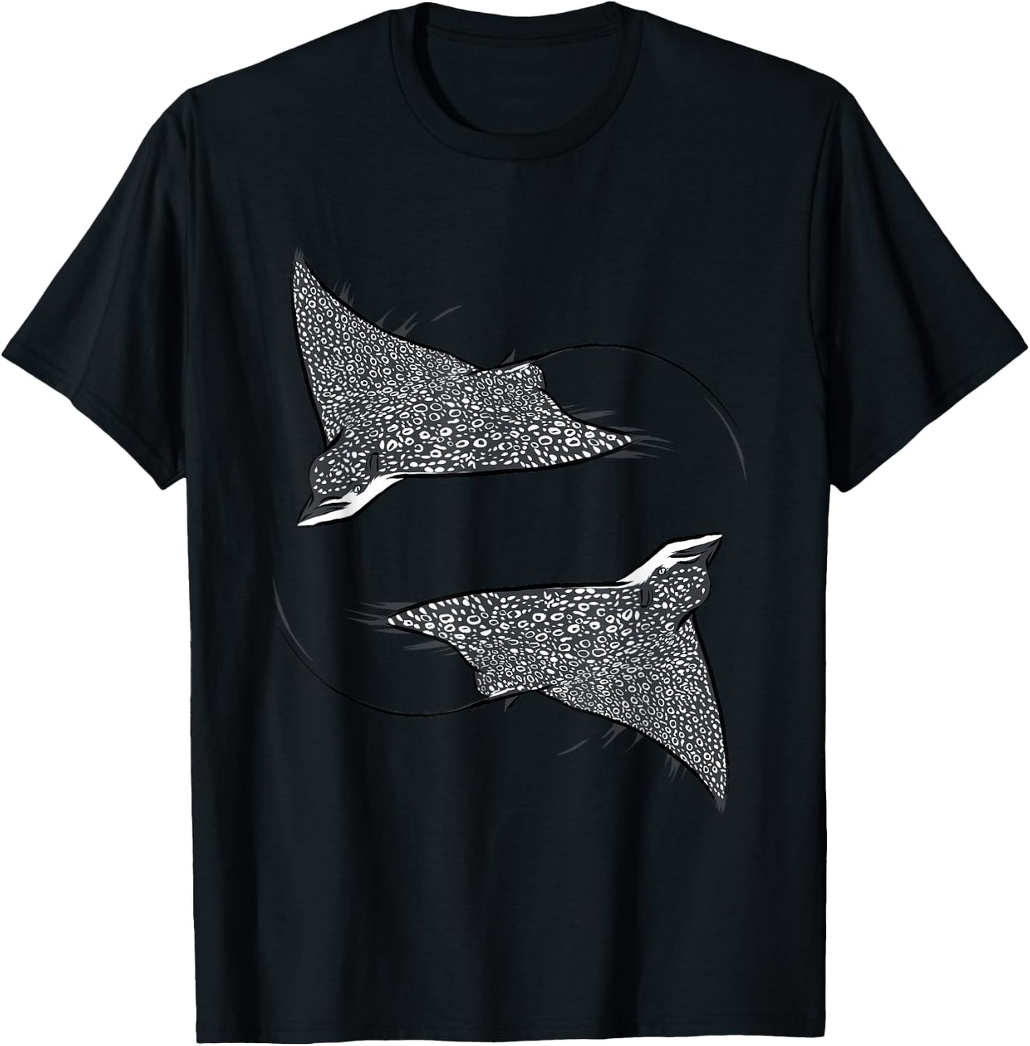 Speckled Eagle Ray T-Shirt - T-Shirt | Black