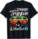 Straight Trippin Costa Rica Couples Family Vacation Group T-Shirt - T-Shirt | Black