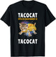 Tacocat Spelled Backward Is Taco cat Cat And Taco Lover Women Kids T-Shirt - T-Shirt | Black