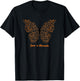 Monarch Butterfly, Save the Monarchs Milkweed Butterfly T-Shirt - T-Shirt | Black