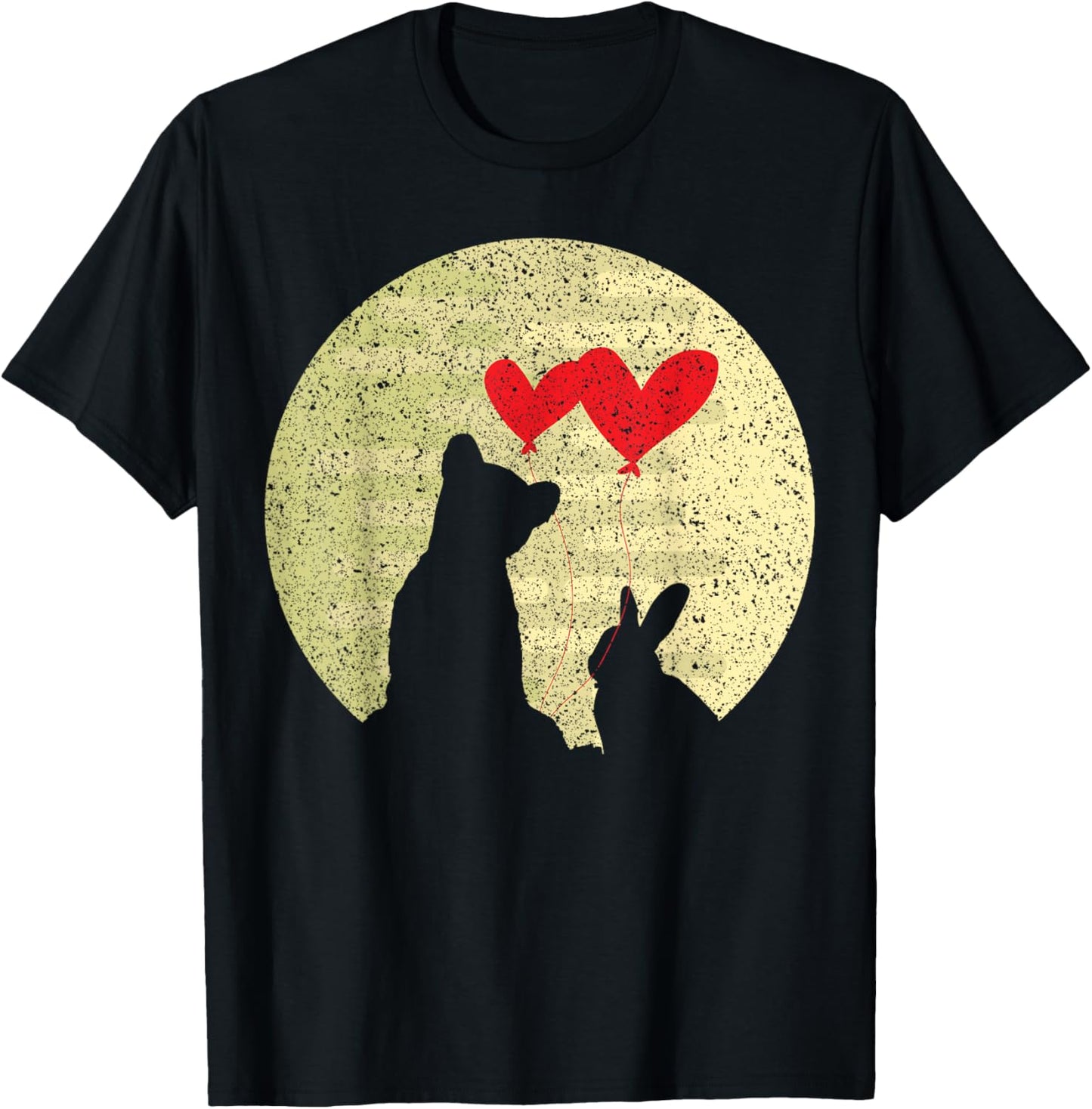 Cute Bunny Bear Love Ring Marriage Relationship Valentines T-Shirt - T-Shirt | Black