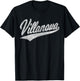 Villanova Pennsylvania Varsity Script Jersey Style T-Shirt - T-Shirt | Black