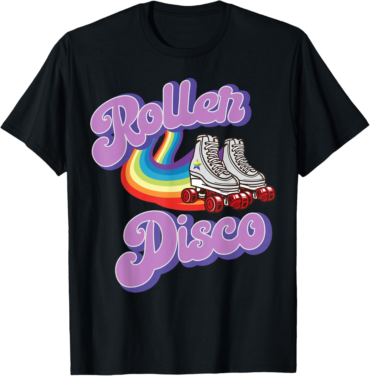 Cool Roller Disco Retro party 70s and 80s T-Shirt - T-Shirt | Black