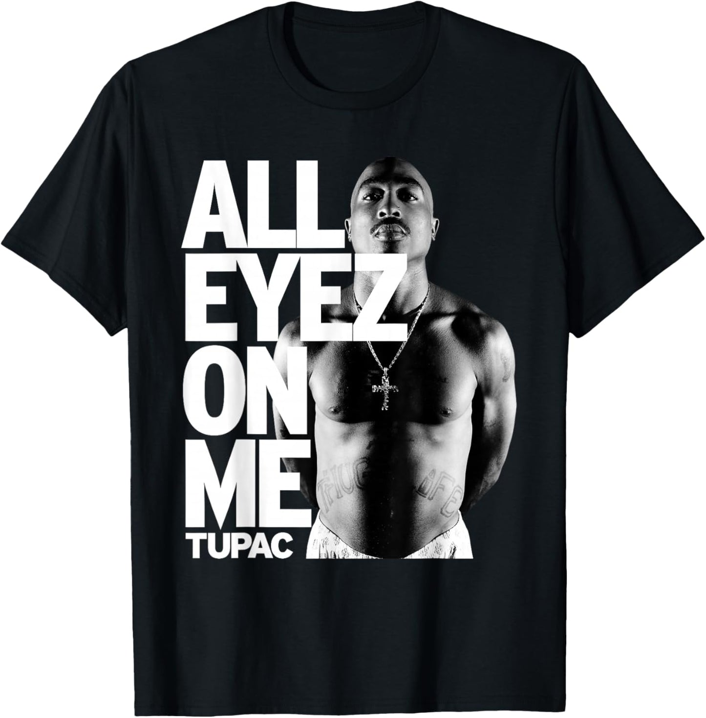 Tupac All Eyez On Me T-Shirt - T-Shirt | Black