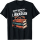 Funny Shhh Happens I'm The Librarian Book Lover T-Shirt - T-Shirt | Black
