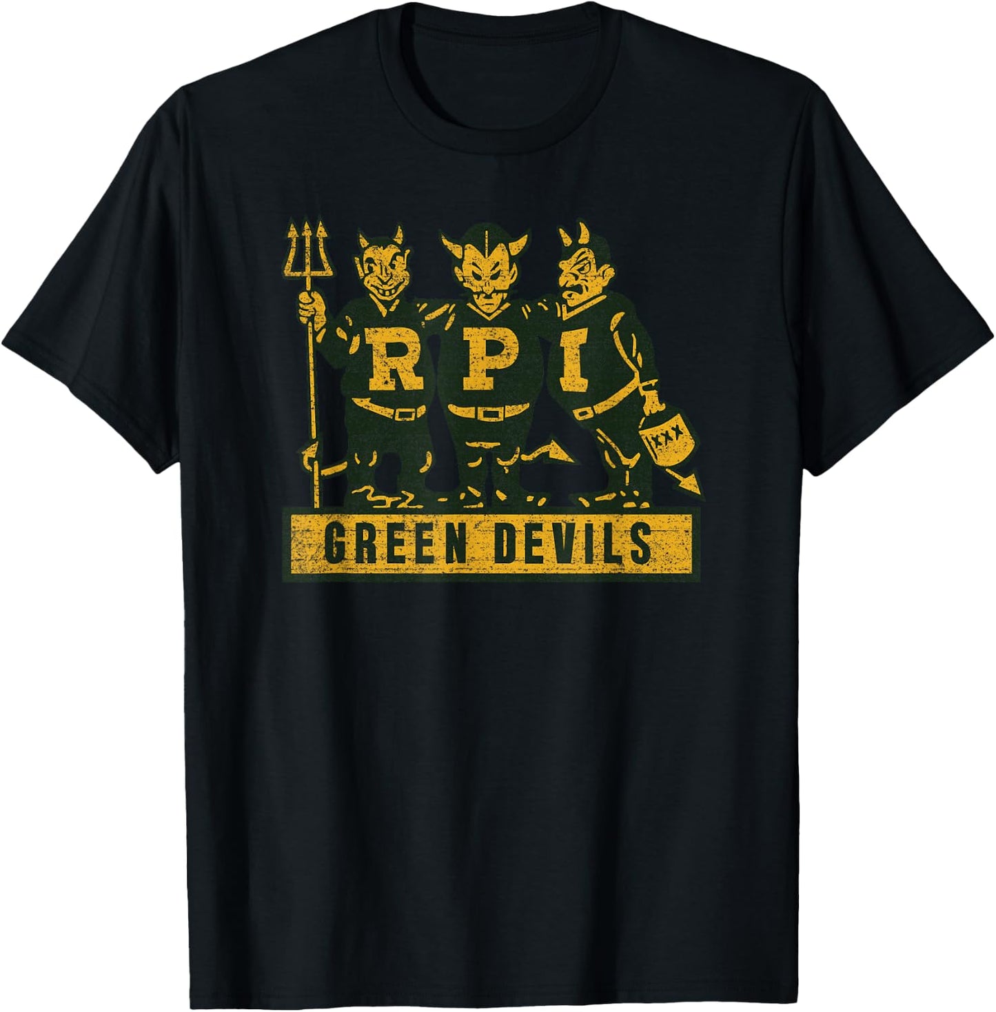 Richmond Professional Institute Green Devils T-Shirt - T-Shirt | Black