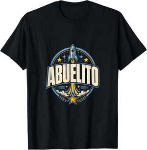 Abuelito Space Birthday Retro Family Classic T-Shirt - T-Shirt | Black