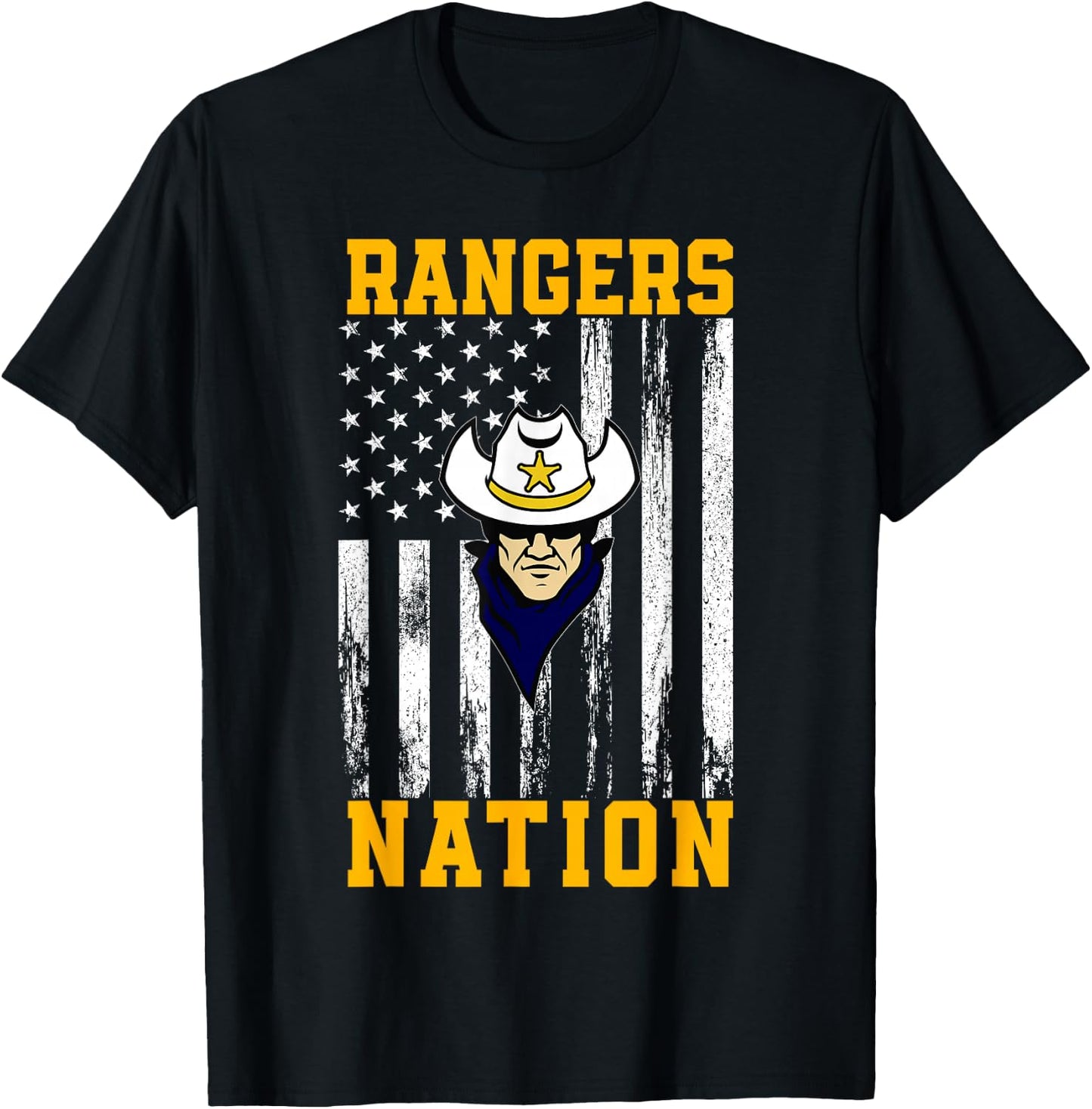 North Ridgeville Rangers Logo Nation HS T-Shirt - T-Shirt | Black