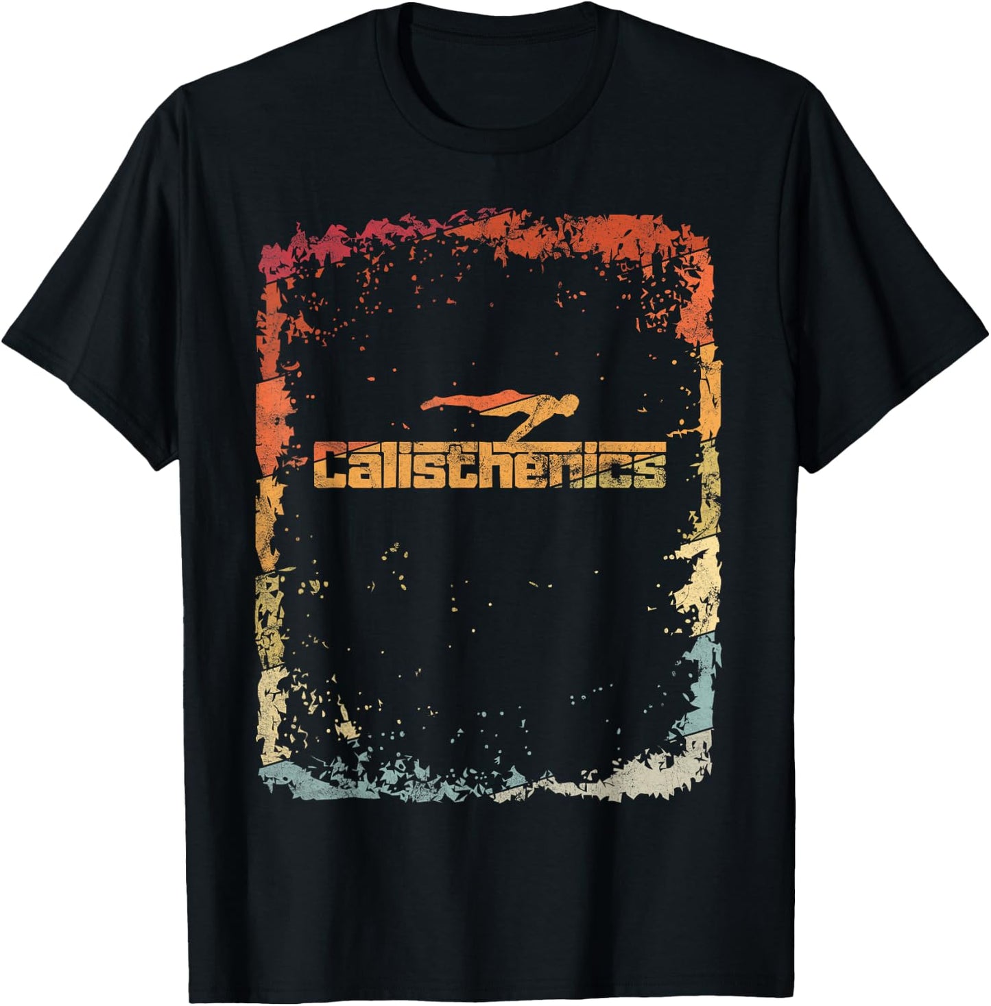 Calisthenics Retro Vintage Gift T-Shirt - T-Shirt | Black
