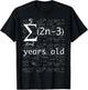 Funny Math Geek 16th Birthday, 16 Years Old Shirt Boys Girls T-Shirt - T-Shirt | Black