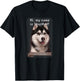 My Name Is Stopthat Funny Hyper Siberian Husky Dog Owner Women T-Shirt - T-Shirt | Black