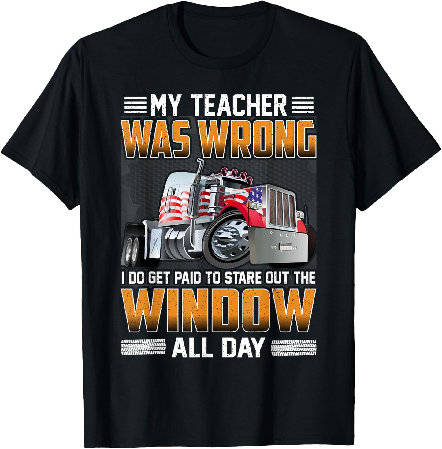 My Teacher Was Wrong I Do Get Paid To Stare Out The Window Women Kids T-Shirt - T-Shirt | Black