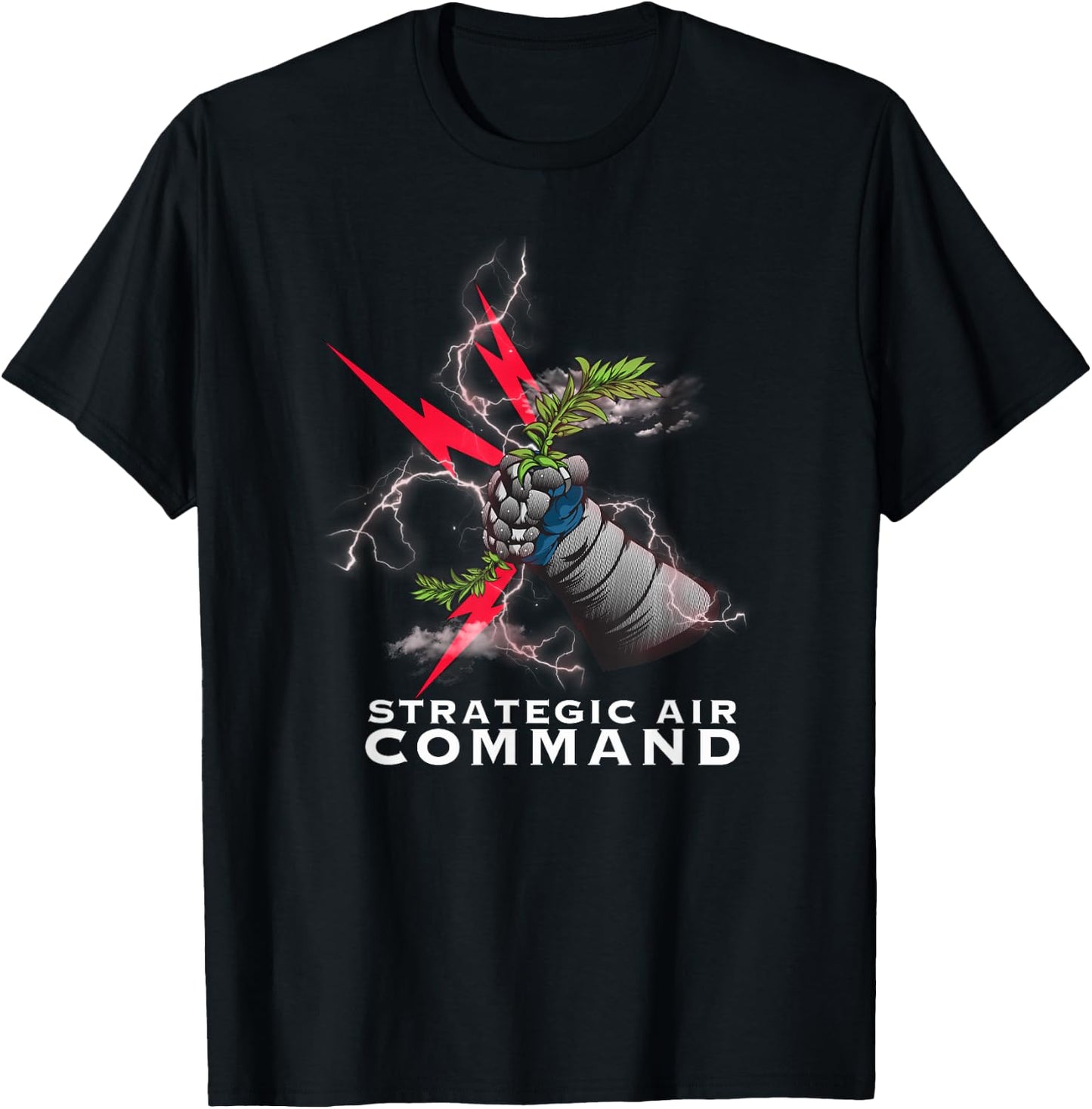 Strategic Air Command Sac Usaf T-Shirt - T-Shirt | Black