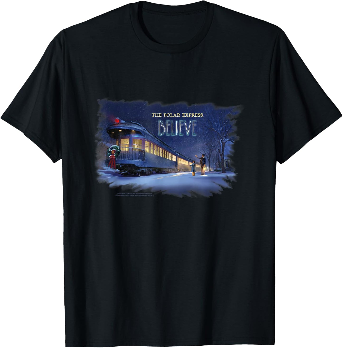 Polar Express Believe T-Shirt - T-Shirt | Black