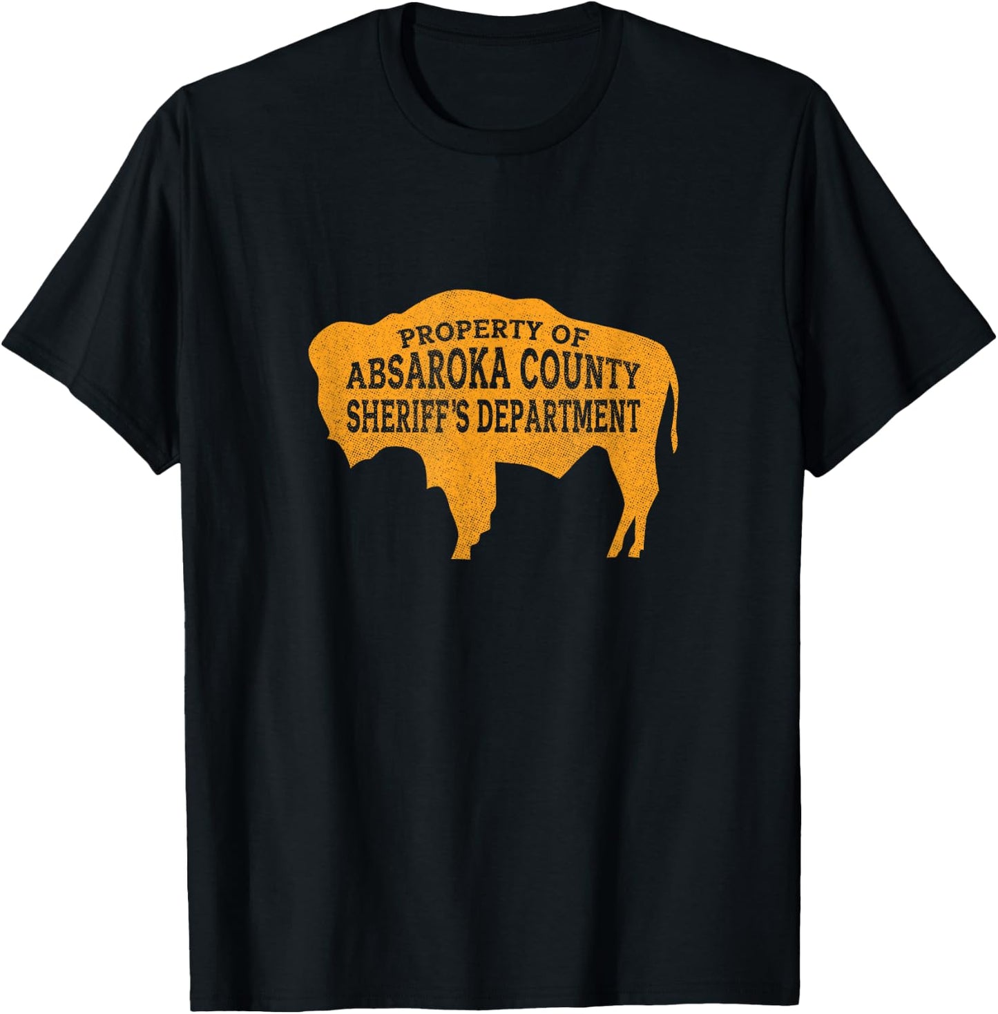 Property of Absaroka County Sheriff's Department T-Shirt - T-Shirt | Black
