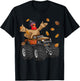 Thanksgiving Turkey Riding Monster Truck Funny Boys Kids T-Shirt - T-Shirt | Black