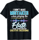 Spontaneous Creative Decisions - Flute Flutist Marching Band T-Shirt - T-Shirt | Black