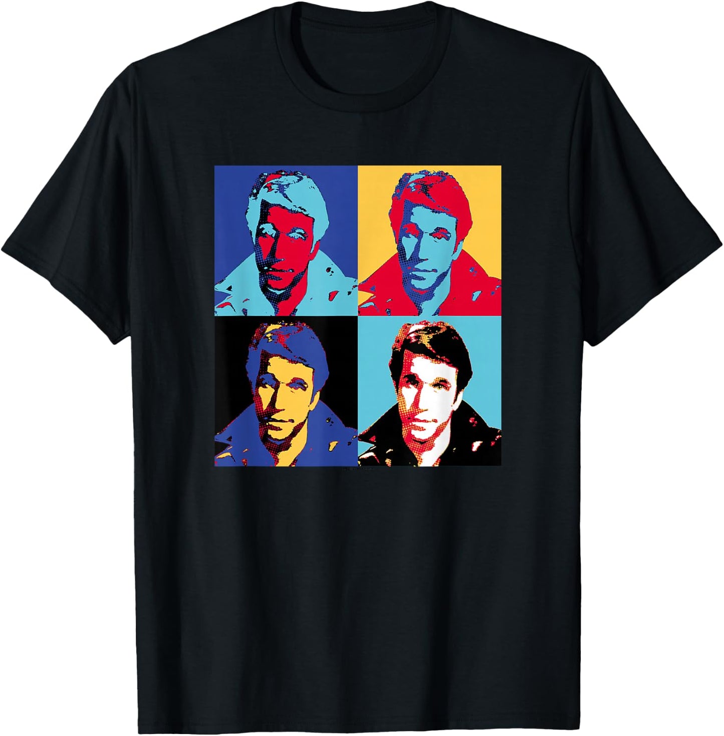 Happy Days Fonz Pop T-Shirt - T-Shirt | Black