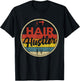 Hair Hustler Vintage Hairstylist Cute Hairdresser T-Shirt - T-Shirt | Black
