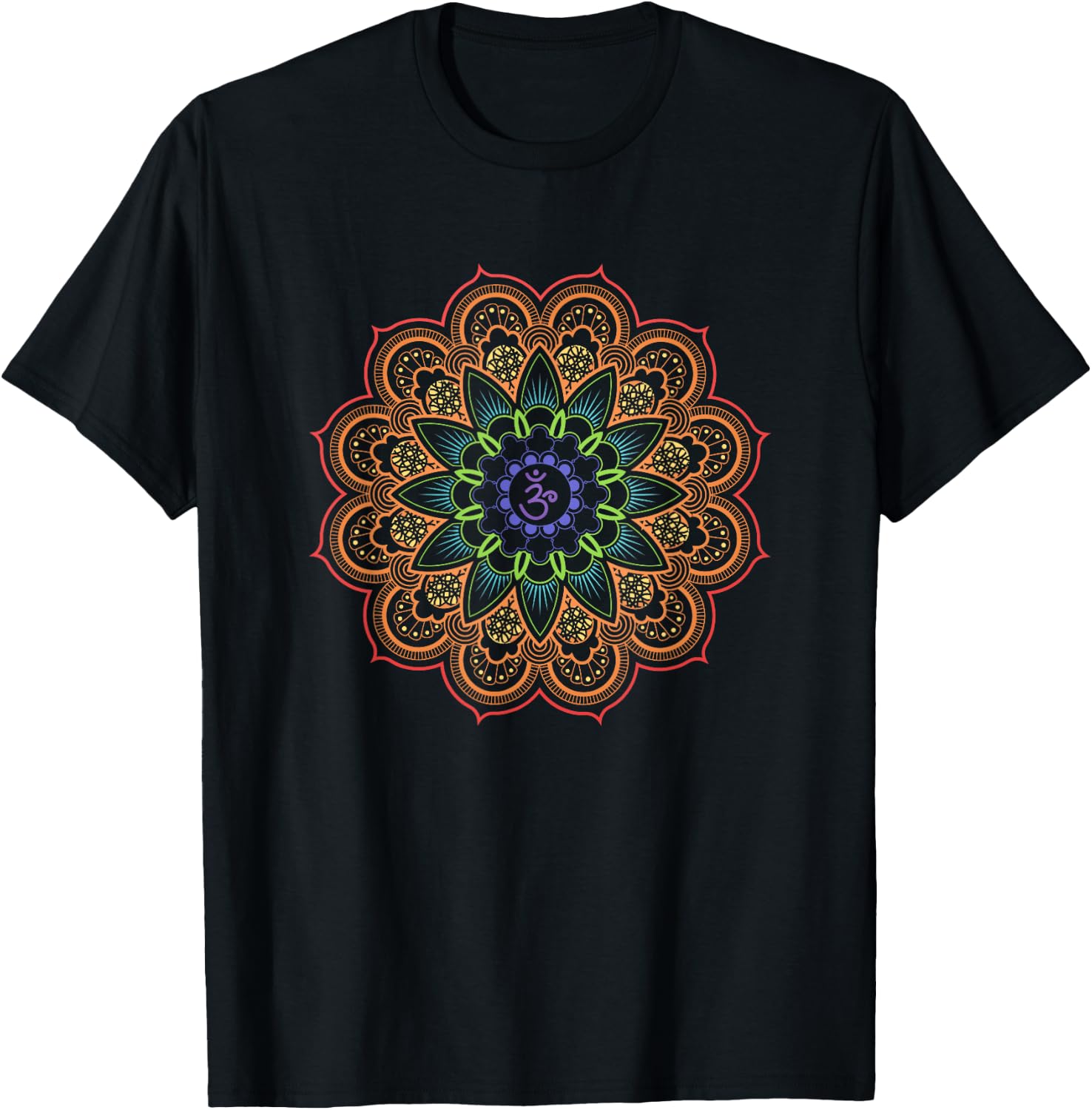 Mandala Symbol Meditations Mandalas Yoga - mandala T-Shirt - T-Shirt | Black