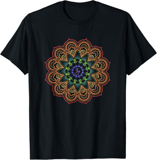 Mandala Symbol Meditations Mandalas Yoga - mandala T-Shirt - T-Shirt | Black