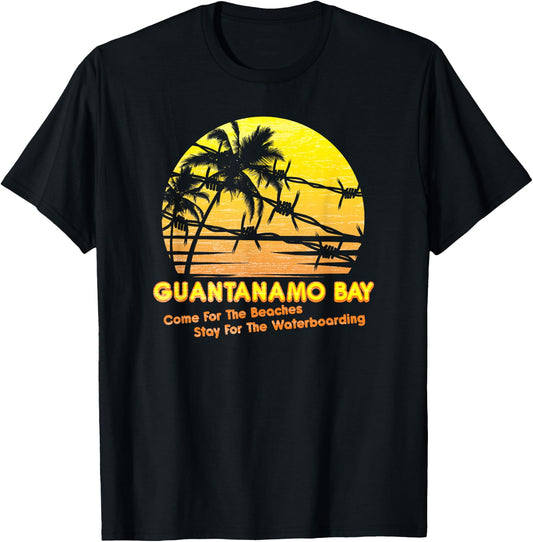 MEDALS OF AMERICA EST. 1976 GUANTANAMO BAY - Men's Black Classic Fit Short Sleeve - Small T-Shirt - T-Shirt | Black