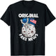 Conspiracy Theory Moon landing Astronaut Original Fake News T-Shirt - T-Shirt | Black
