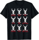 Deer Hunting Gift Hunter of All Santa's Reindeer T-Shirt - T-Shirt | Black